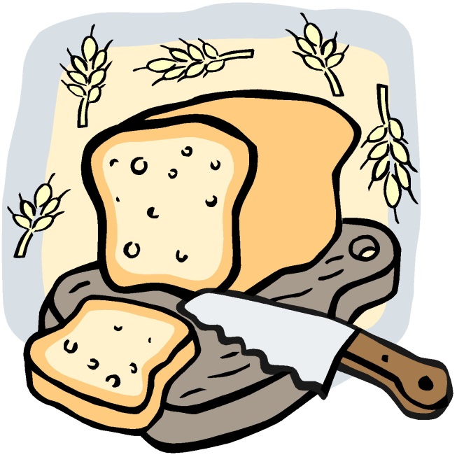 Bread with knife