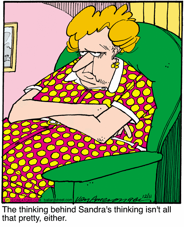 Old Woman in Green Chair